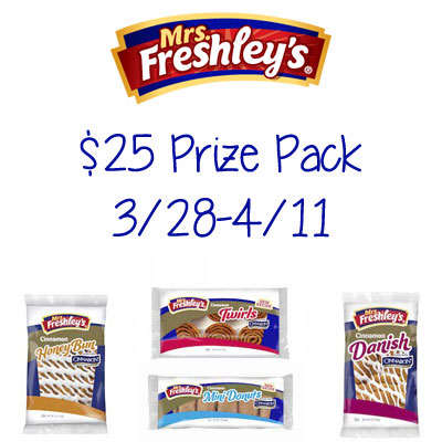 Mrs. Freshley's $25 Prize Pack Giveaway