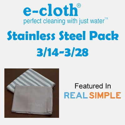 e-cloth Stainless Steel Pack Giveaway