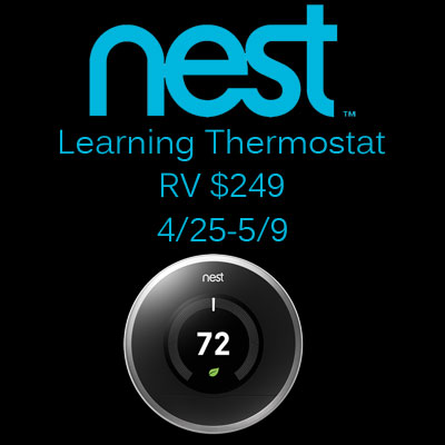 Nest Learning Thermostat Giveaway