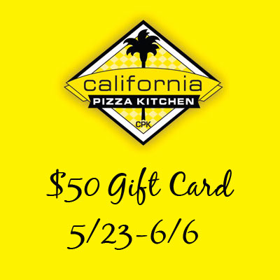 California Pizza Kitchen $50 Gift Card Giveaway