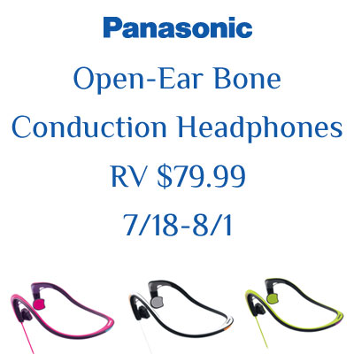 Panasonic Open-Ear Bone Conduction Headphones