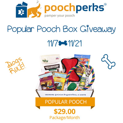 Pooch Perks Popular Pooch Box Giveaway