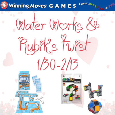 Works & Rubik's Twist games from Winning Moves Giveaway