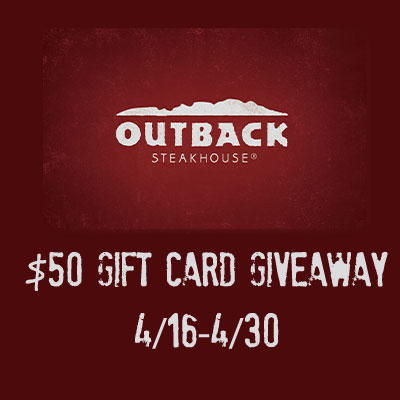 Outback $50 Gift Card Giveaway