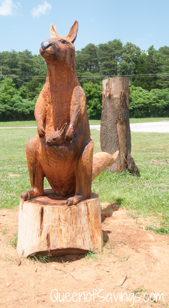 Kentucky Down Under Zoo Chainsaw Carvings 1