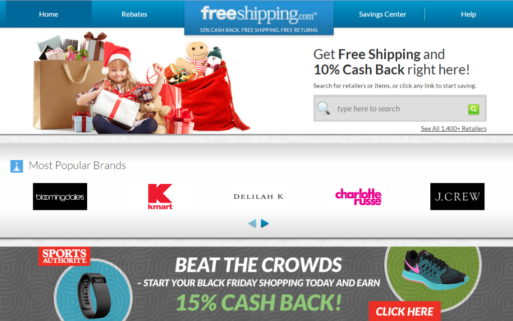 FreeShipping Homepage