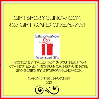 GiftsForYouNow.com $25 Gift Card Giveaway