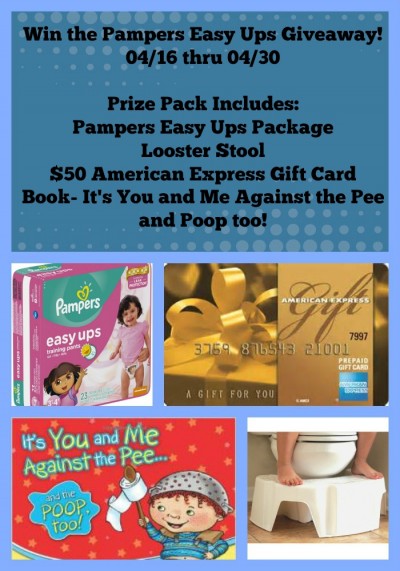 Pampers Easy Ups Prize Pack Giveaway