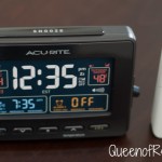AcuRite Atomic Clock with Dual Alarm, USB Charger and Temperature