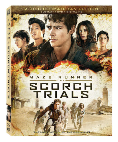 Maze Runner Scorch Trials BluRay DVD