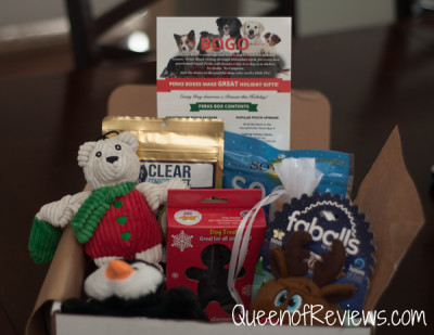 Christmas Themed December Box from Pooch Perks