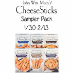 John Wm. Macy's Cheesesticks Sampler Pack Giveaway