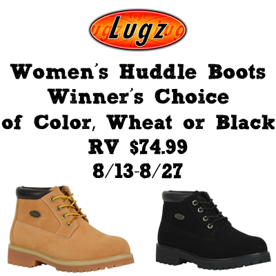 Krazy Kat Freebies: Lugz Huddle Women's Boots Giveaway
